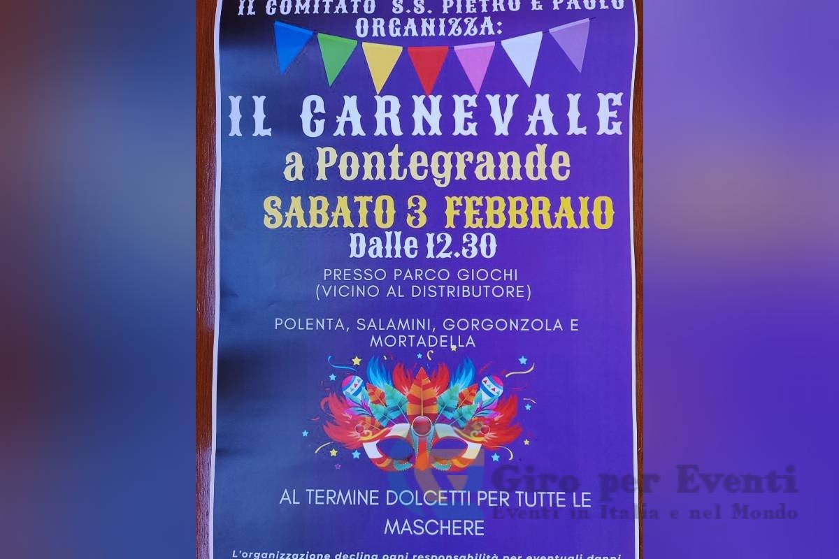 Carnevale a Pontegrande