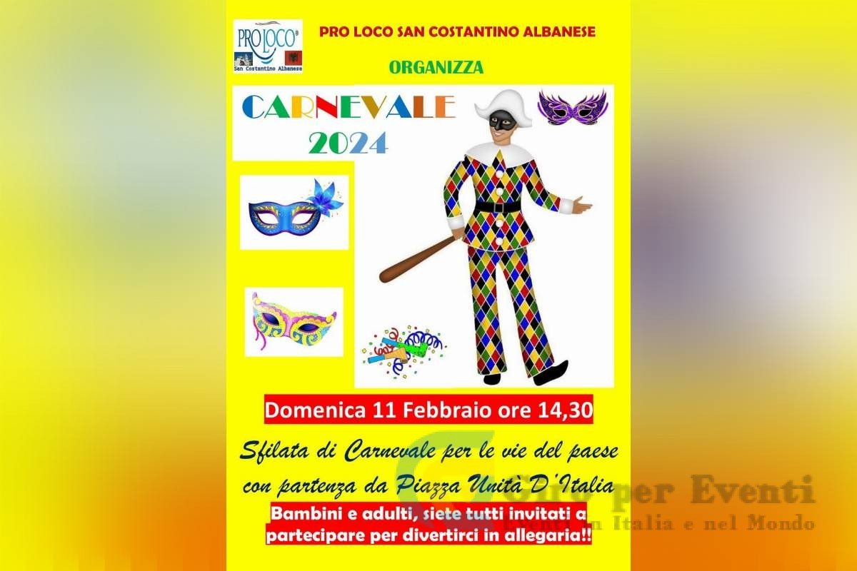 Carnevale a San Costantino Albanese