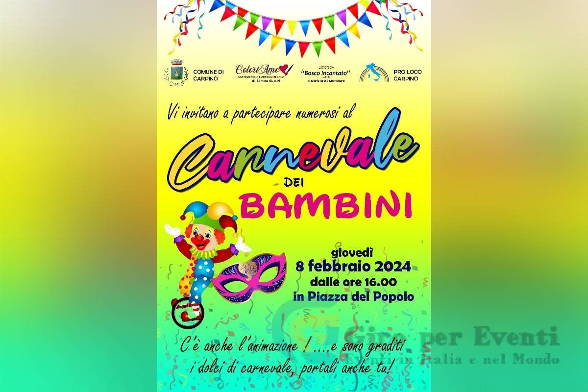 Carnevale Carpinese banner