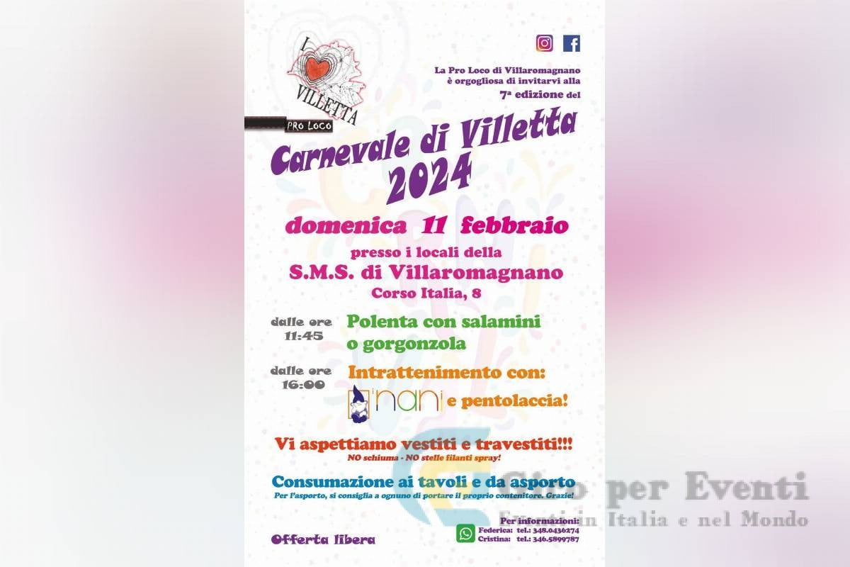 Carnevale di Villetta a Villaromagnano