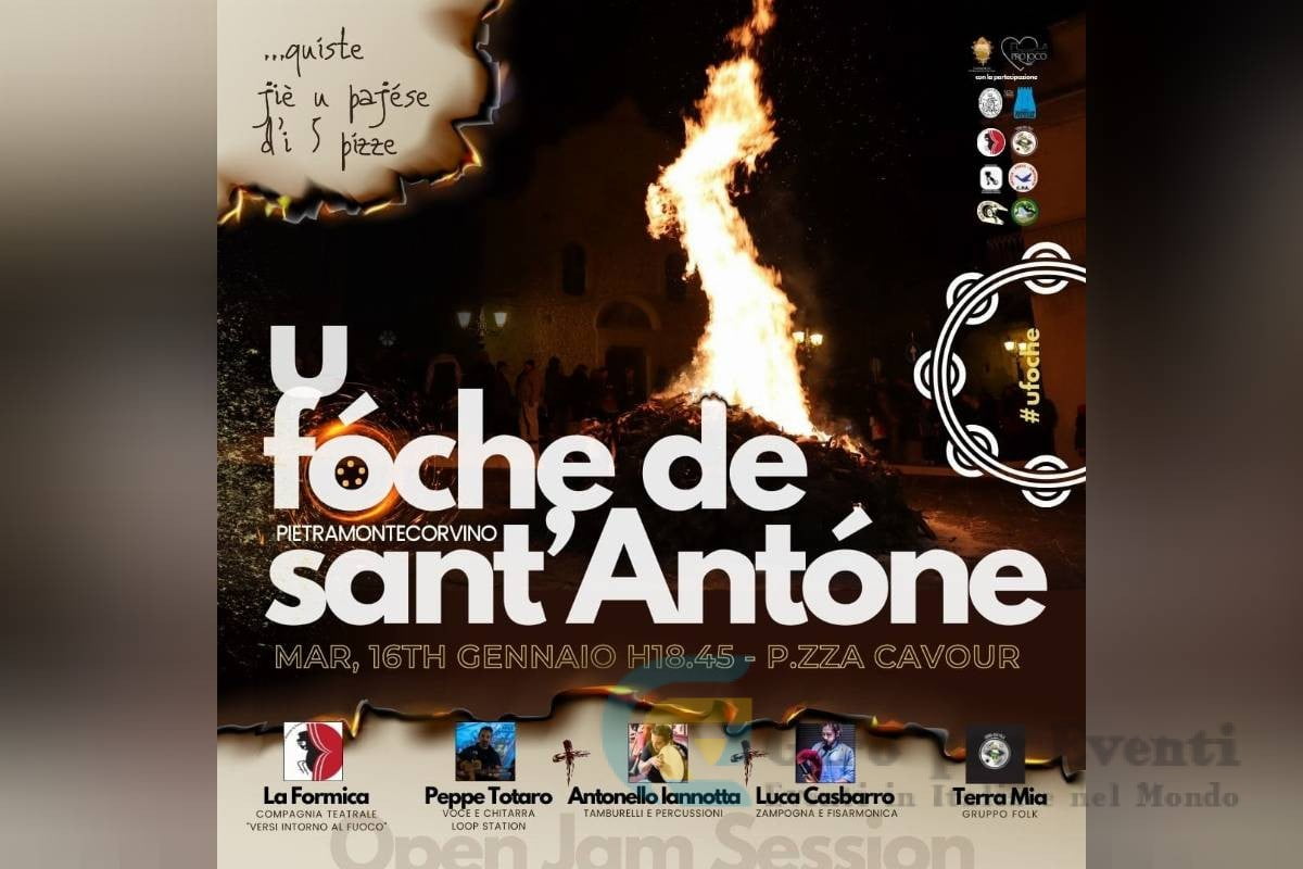 U Fòche de Sant'Antòne a Pietramontecorvino