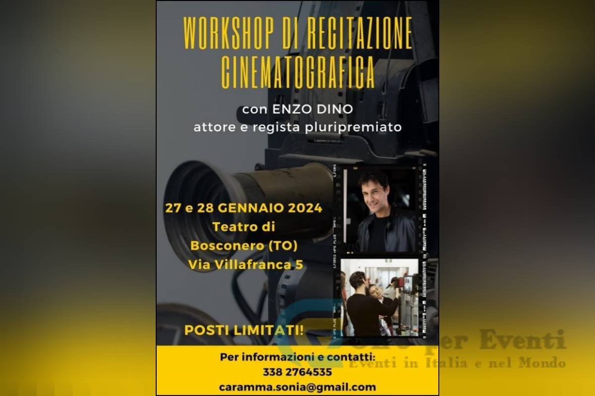 Workshop Di Recitazione Cinematografica a Bosconero