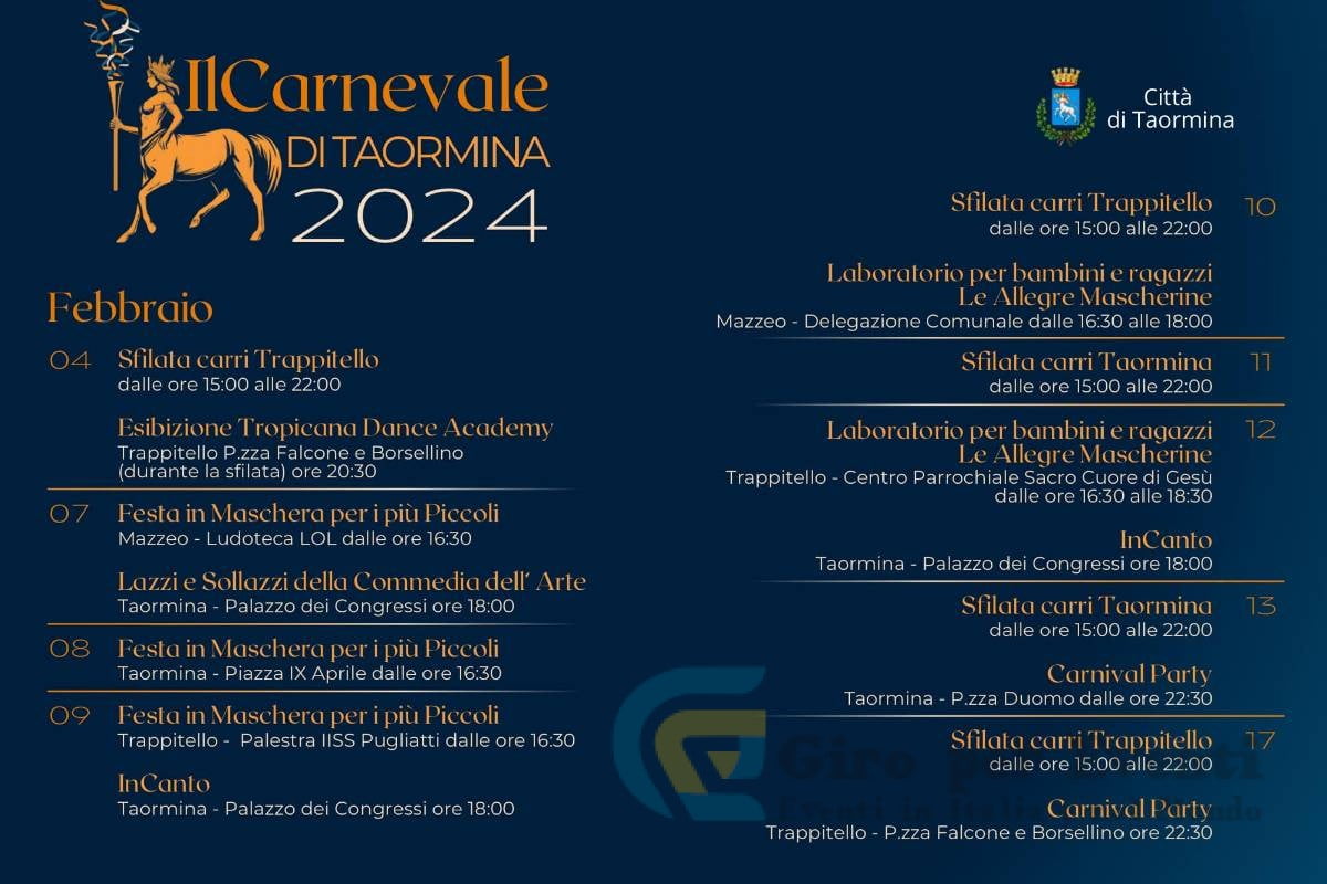 Carnevale a Taormina