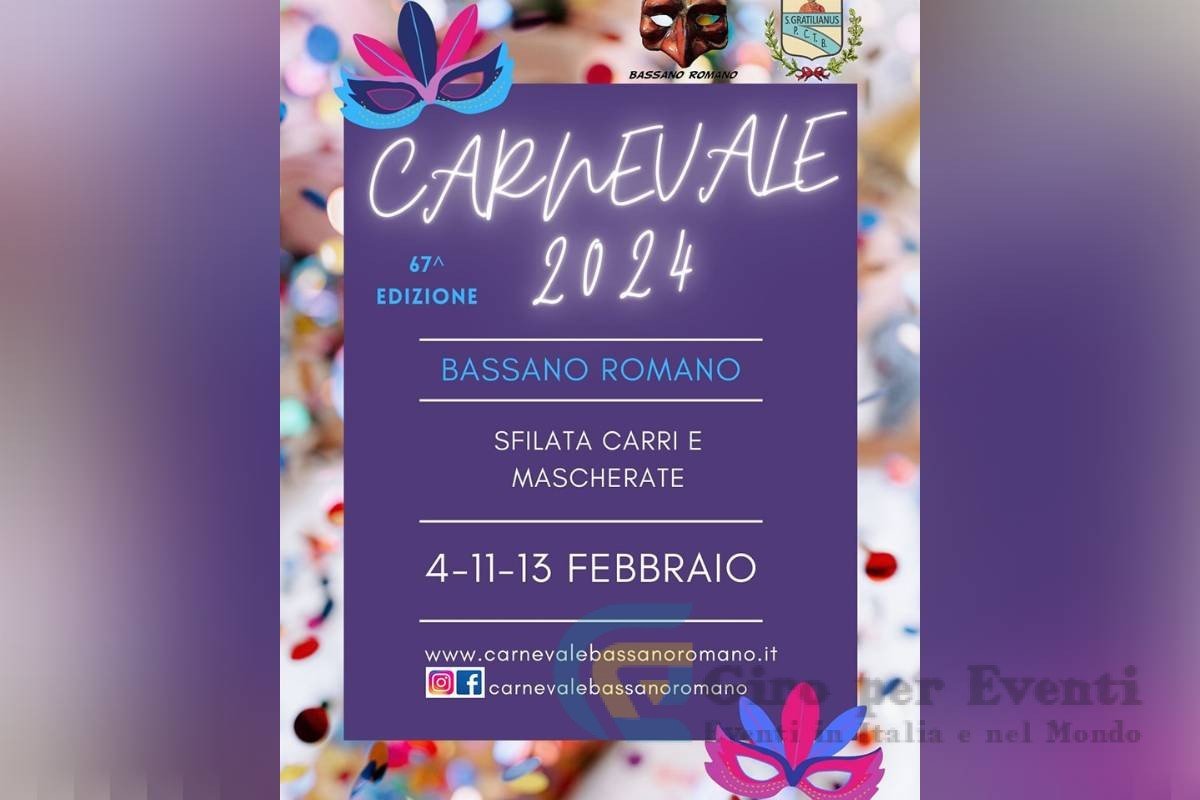 Carnevale di Bassano Romano banner