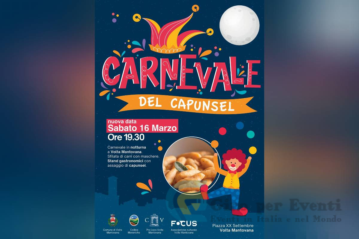 Carnevale in Notturna a Volta Mantovana 16 marzo