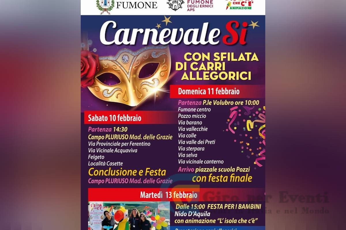 Carnevale Si a Fumone