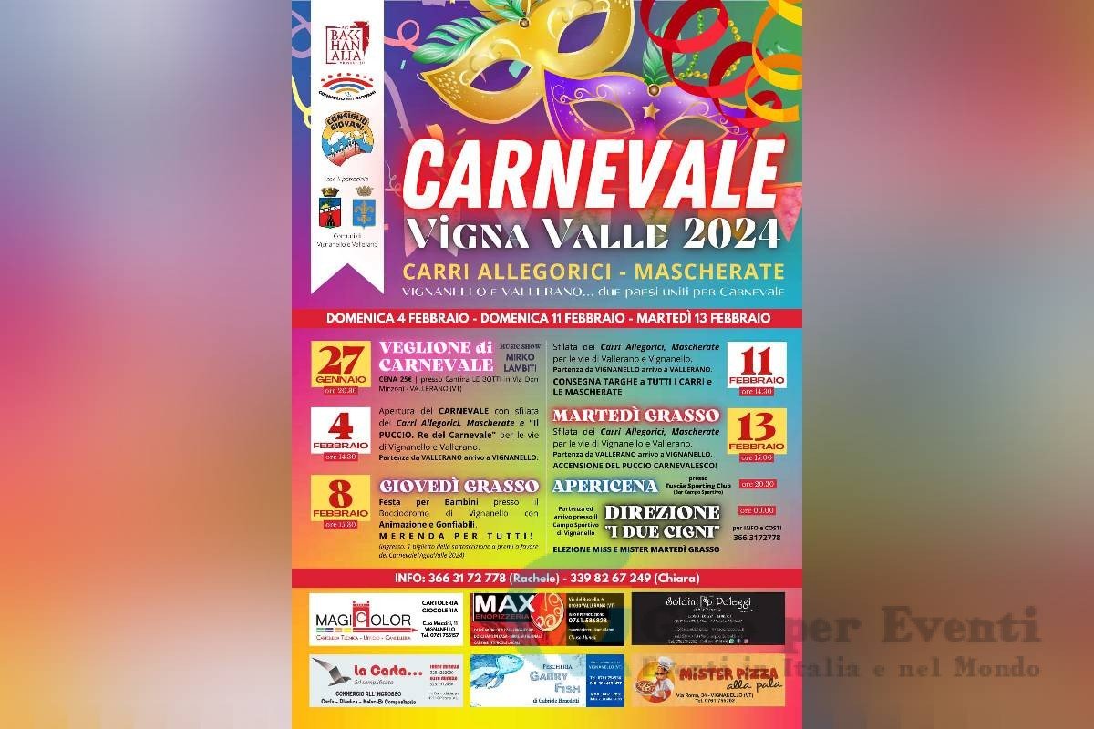 Carnevale Vignavalle a Vignanello