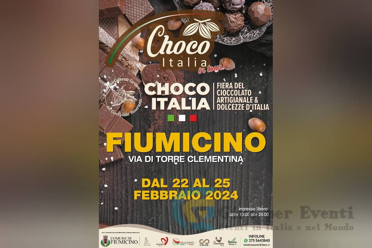 Choco Italia Fiera del Cioccolato Artigianale & Dolcezze d'Italia a Fiumicino