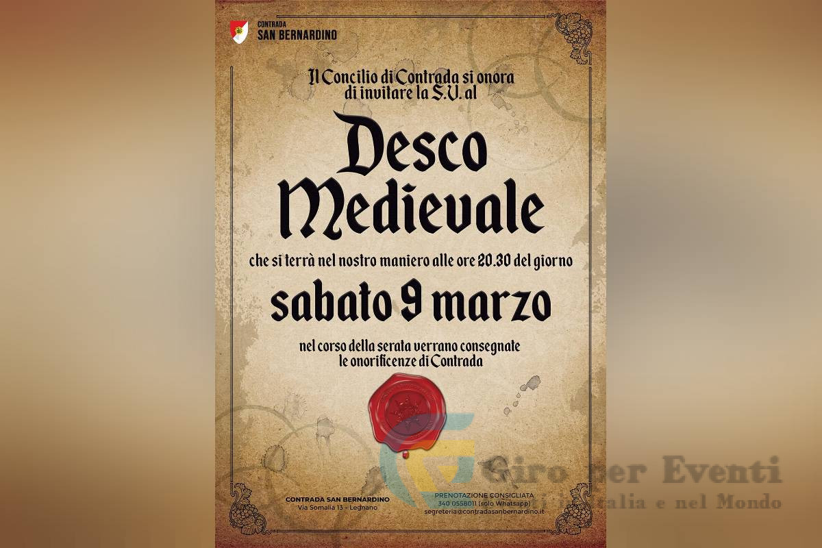 Desco Medievale a Legnano