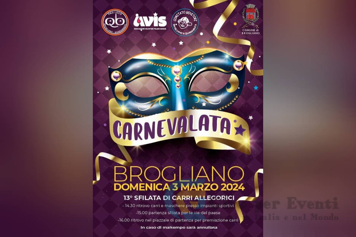 Carnevalata a Brogliano