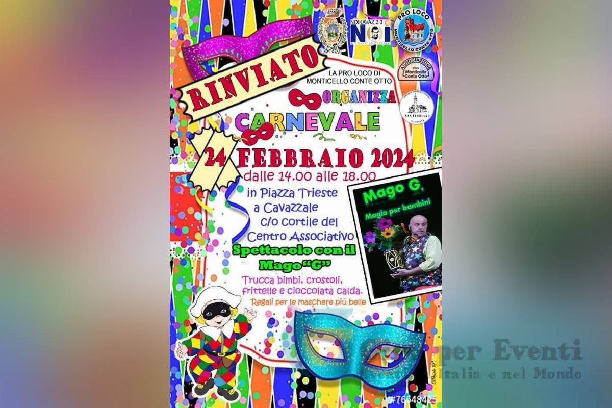 Festa di Carnevale a Cavazzale