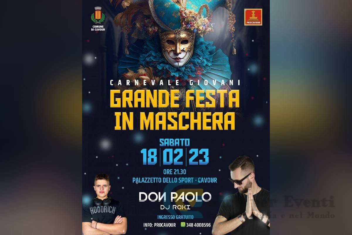 Grande Festa in Maschera a Cavour