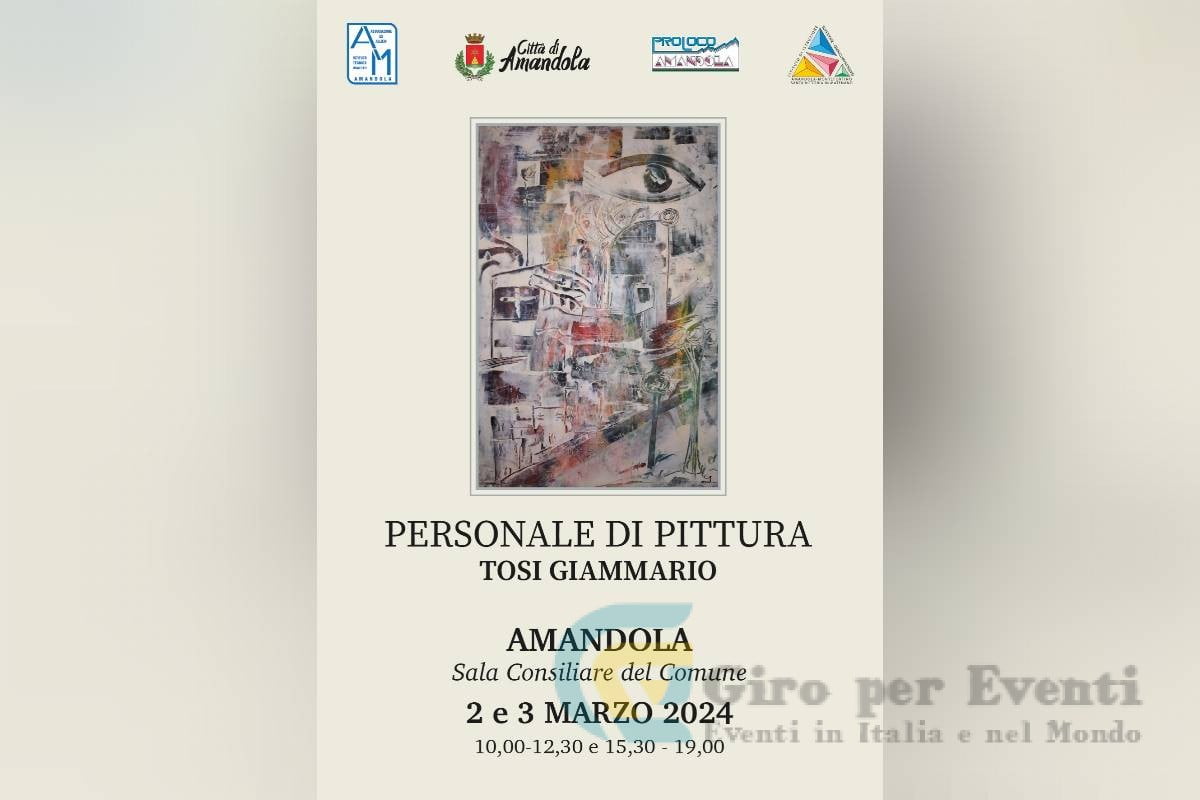 I Colori delle Idee, Mostra di Giammario Tosi ad Amandola