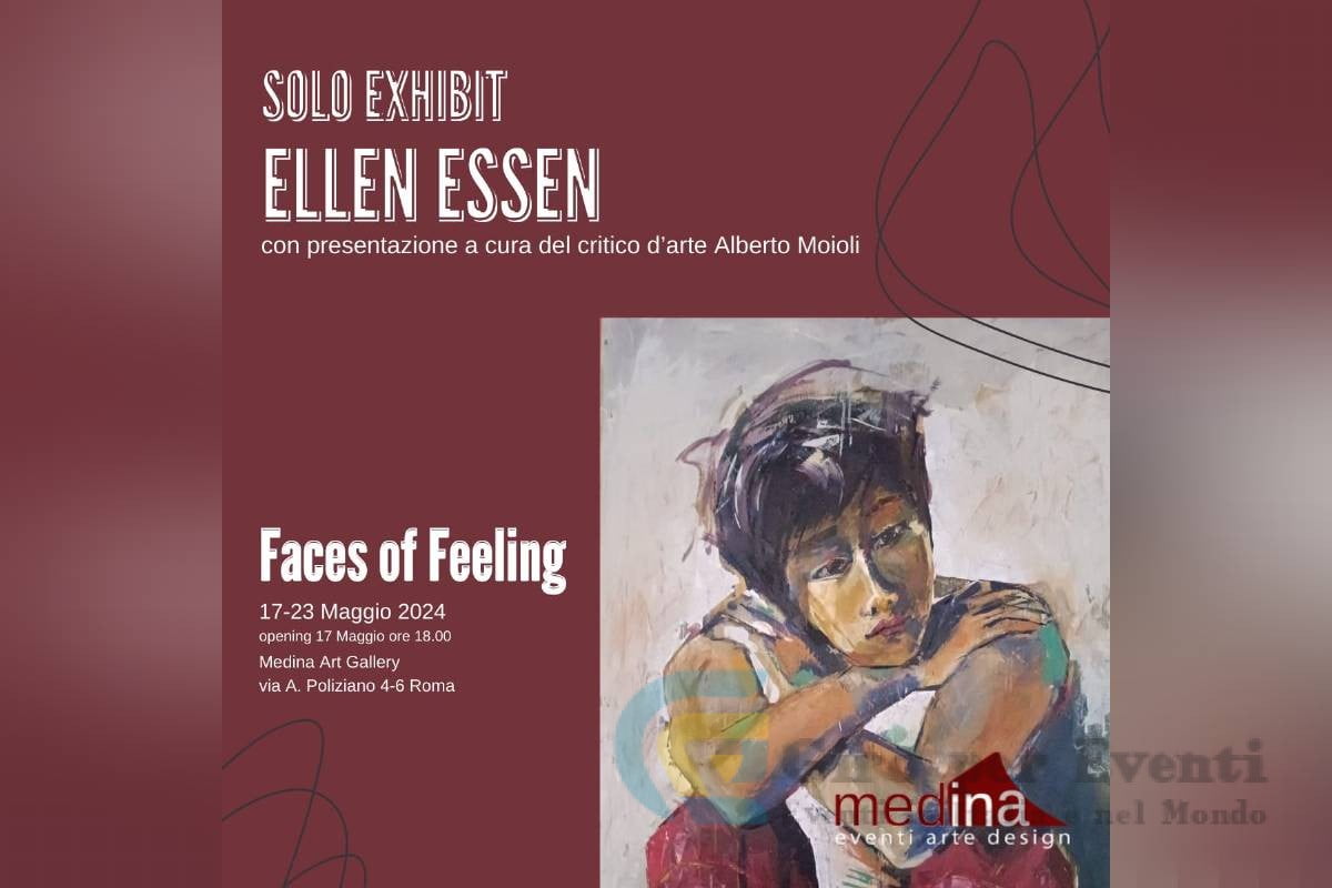 Locandina Faces of Feeling. Personale di Ellen Essen a Roma
