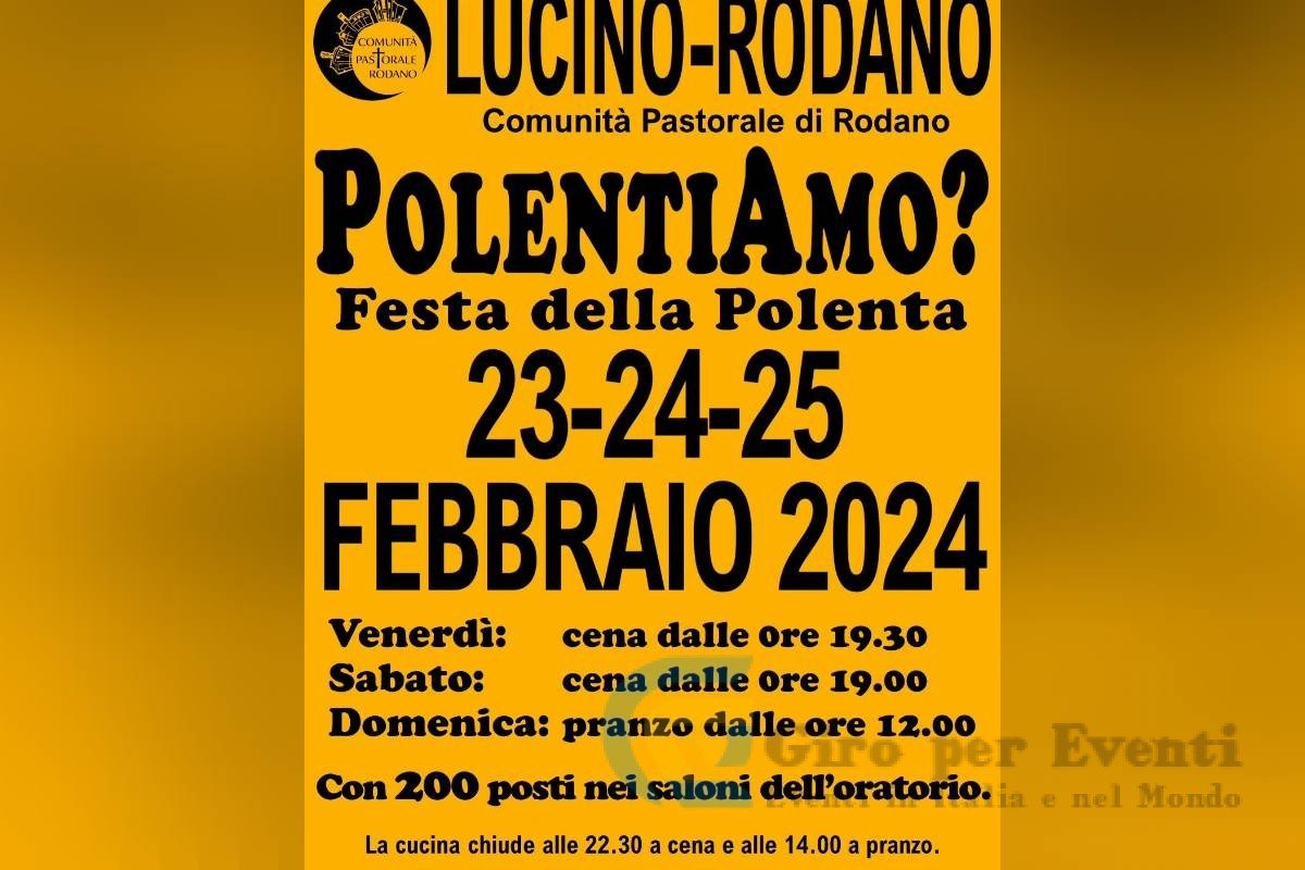 Polentiamo? Festa della Polenta a Lucino di Rodano