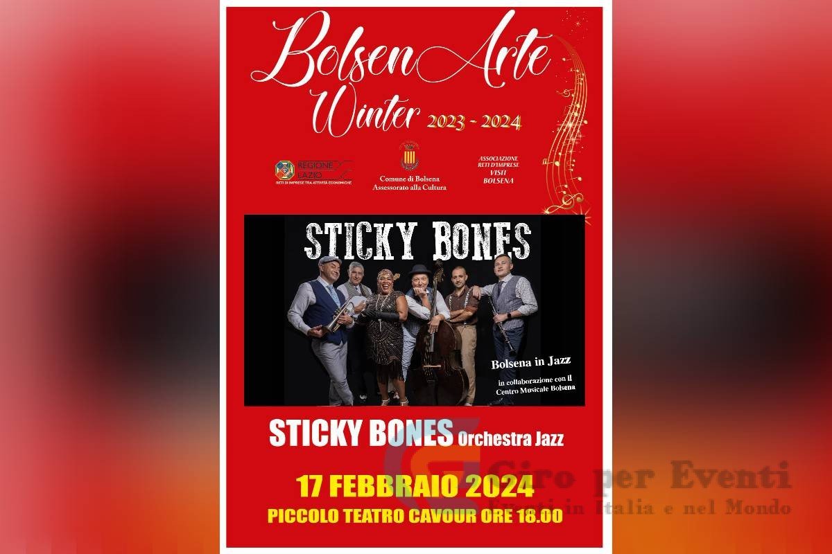 Sticky Bones in concerto al BolsenArte Winter