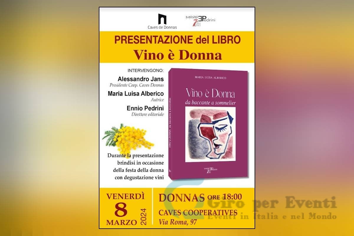 Vino è Donna a Donnas - Locandina