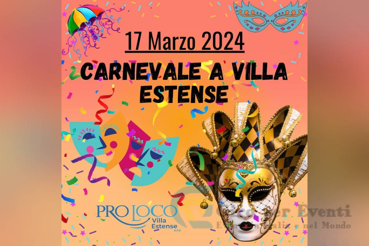 Carnevale a Villa Estense
