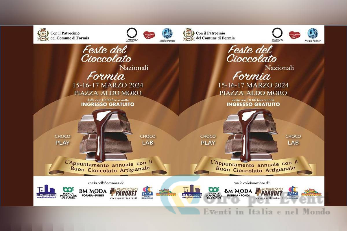 Festa del Cioccolato Artigianale a Formia