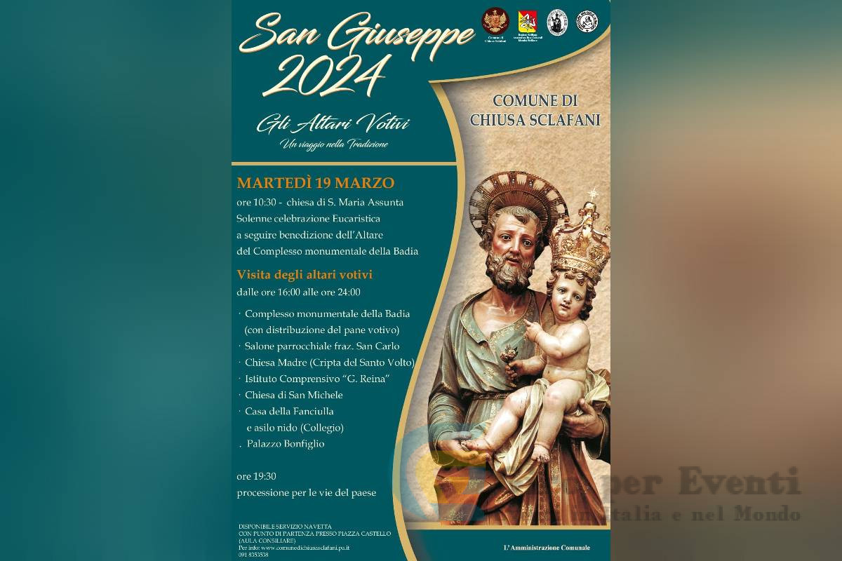 Festa di San Giuseppe a Chiusa Sclafani