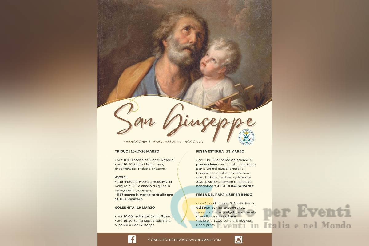 Festa di San Giuseppe a Roccavivi