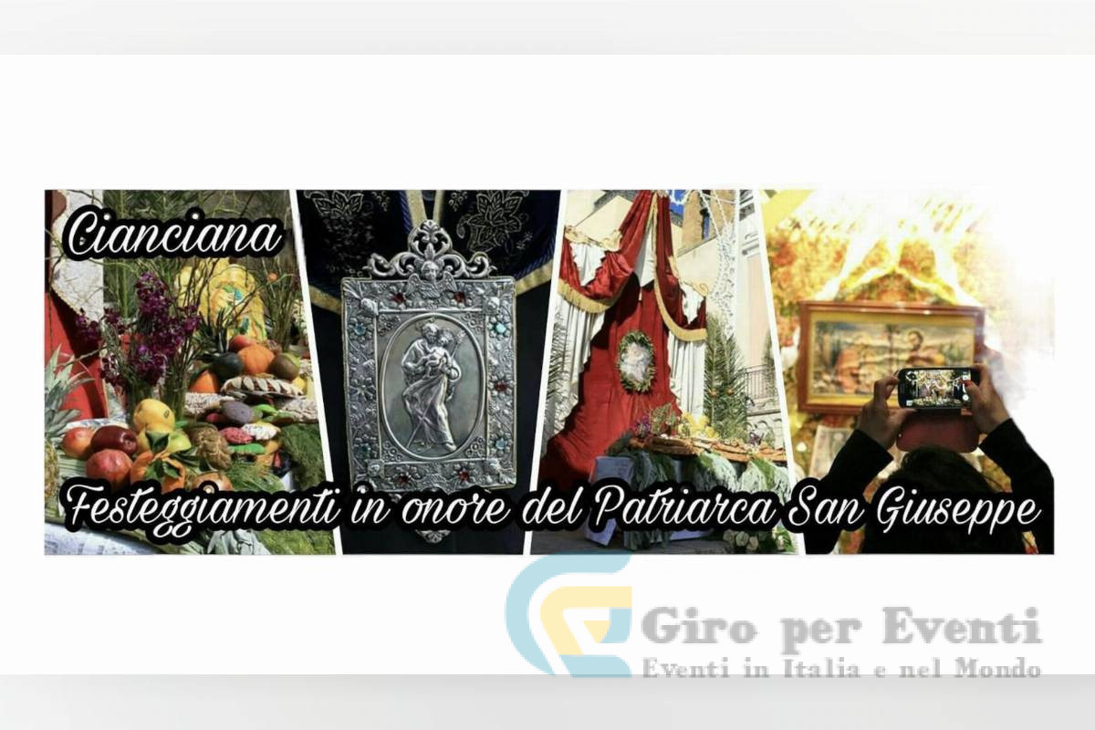 Festeggiamenti in Onore del Glorioso Patriarca San Giuseppe a Cianciana