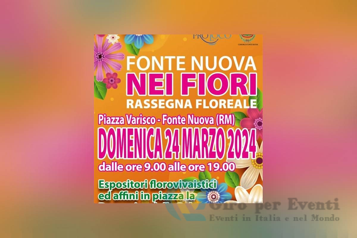 Fonte nuova nei fiori 2024