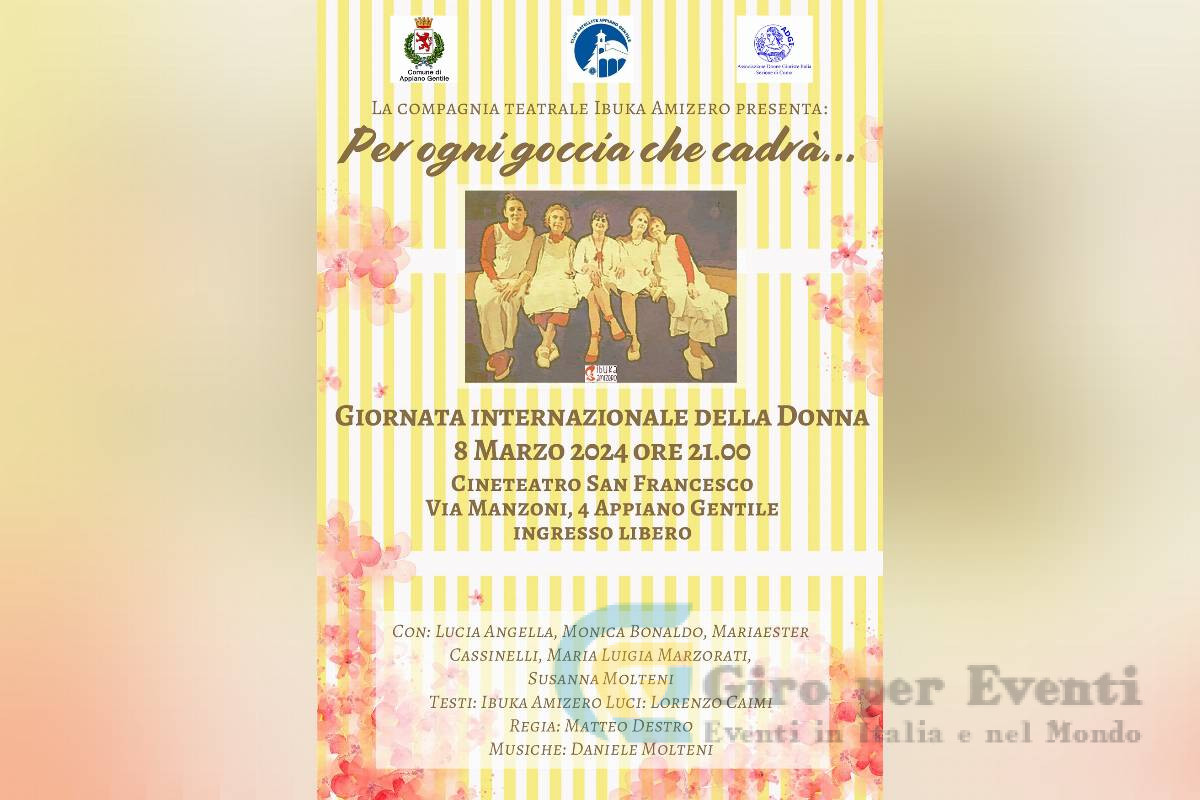 Giornata Internazionale della Donna ad Appiano Gentile