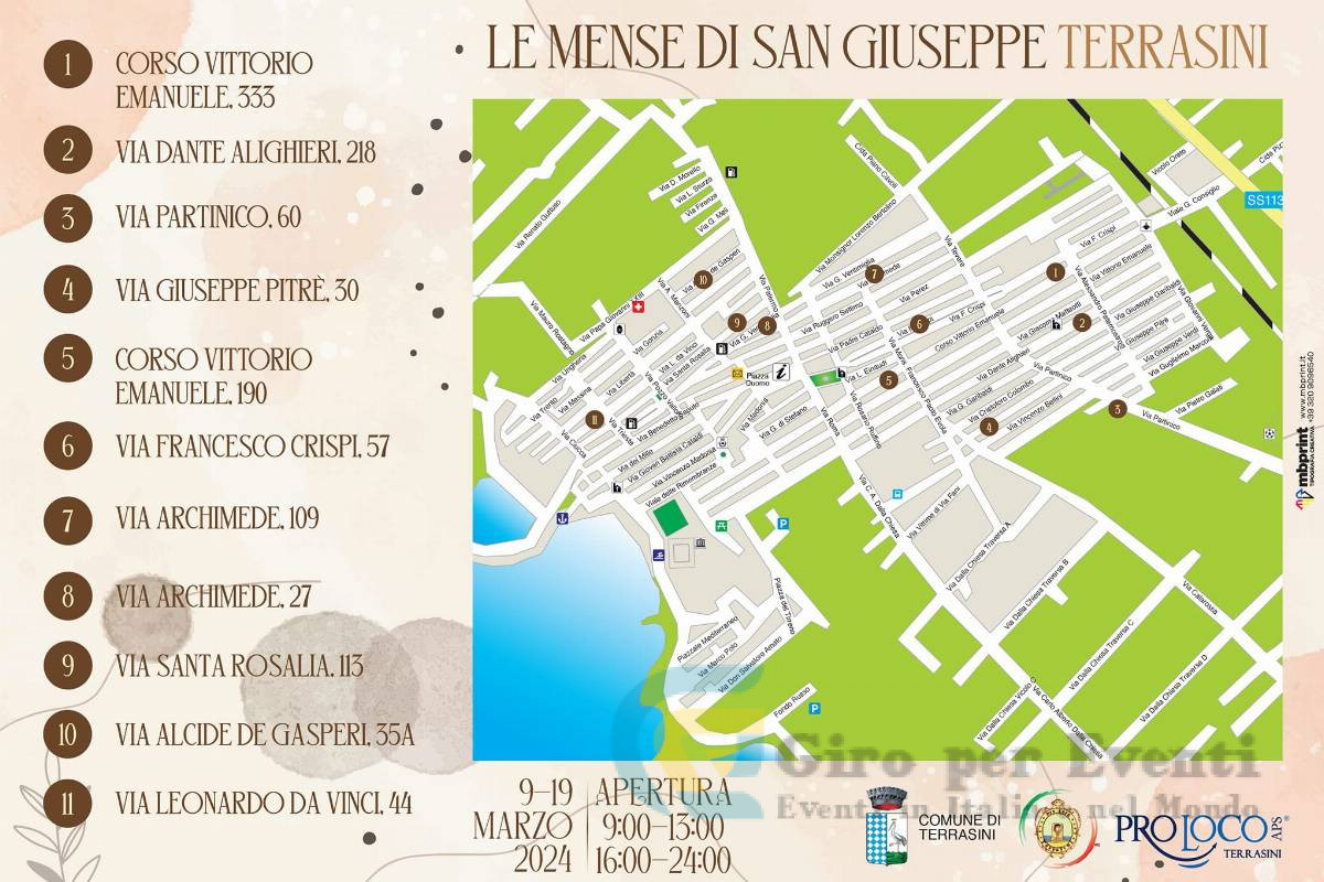 Le Mense di San Giuseppe a Terrasini