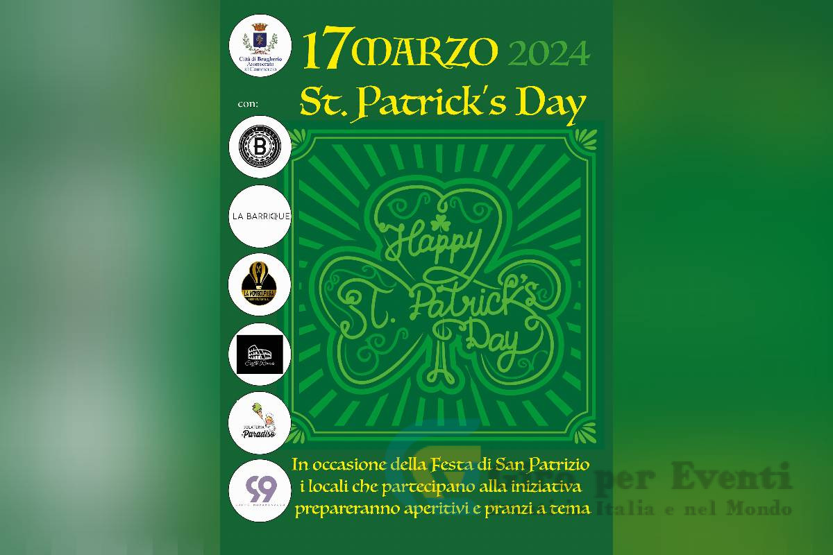 St Patrick’s Day a Brugherio