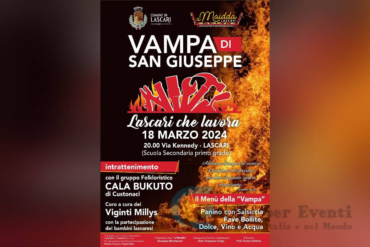 Vampa di San Giuseppe a Lascari